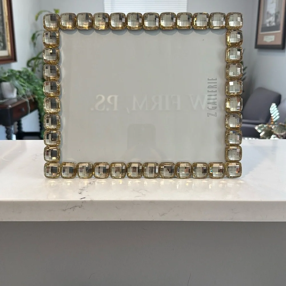Z Gallerie Gold Gem-Embellished Frame 11x9
